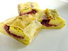 Ziehteigstrudel mit Kartoffel, Blaukraut, Polenta und Wirsing