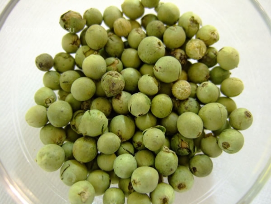 Green peppercorns