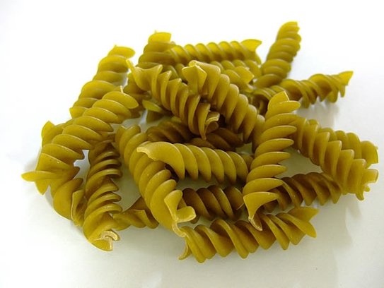 Grüne Fusilli