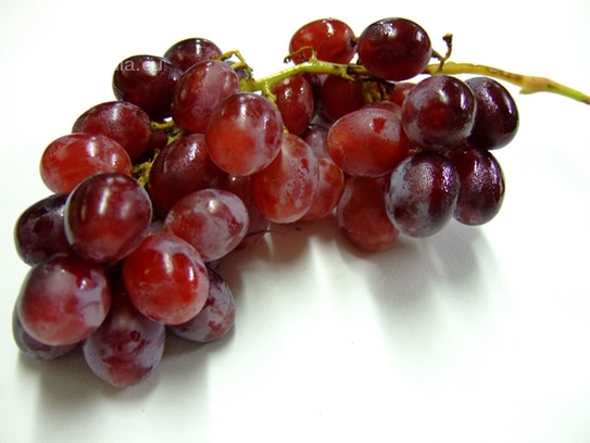 Red grapes