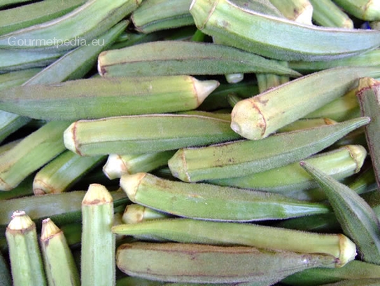 Okra pods