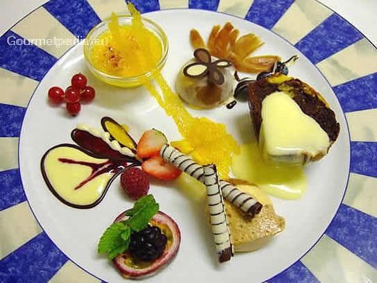 Variety of dessert