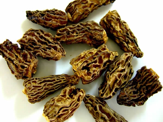 Dried morels