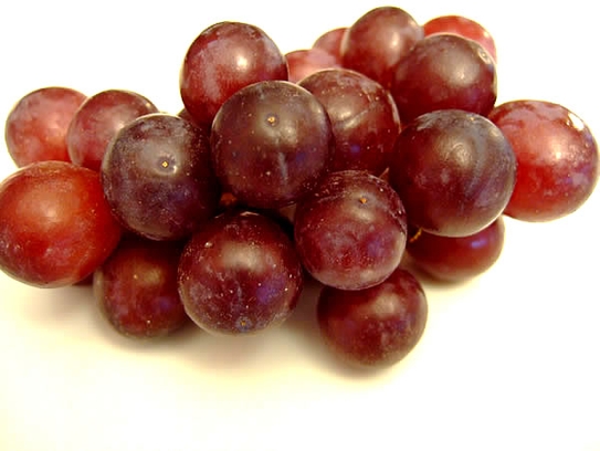 Red grapes