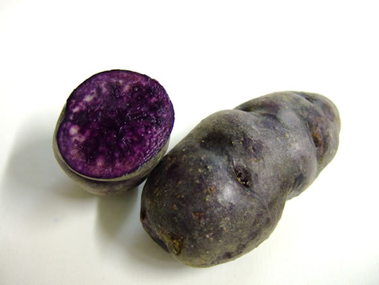 Violett potatoes